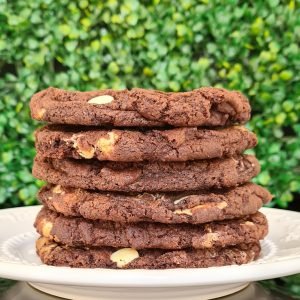 triple chocolate cookies na latinha tecas