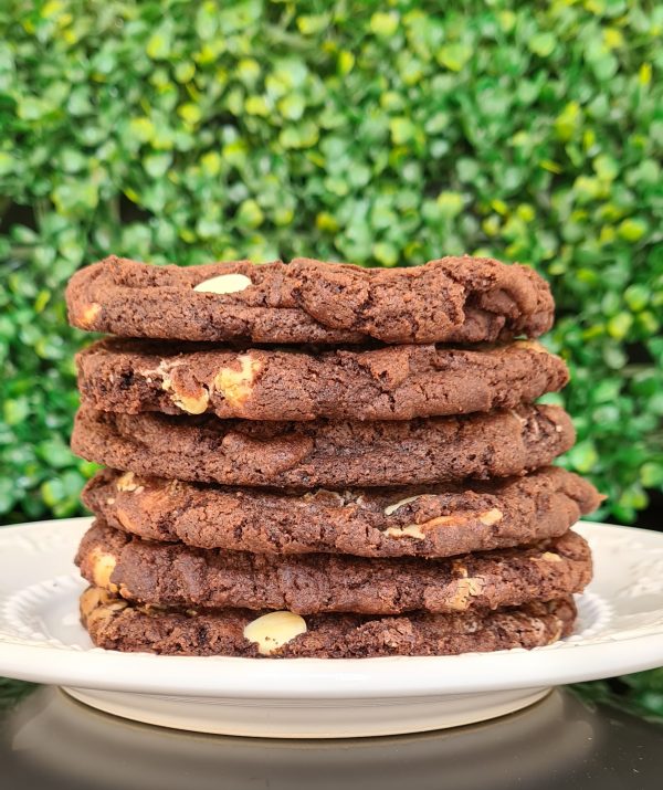 triple chocolate cookies na latinha tecas