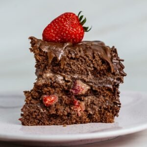 Alternative view of Brigadeiro Tradicional com Morango