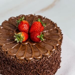 Brigadeiro Tradicional com Morango
